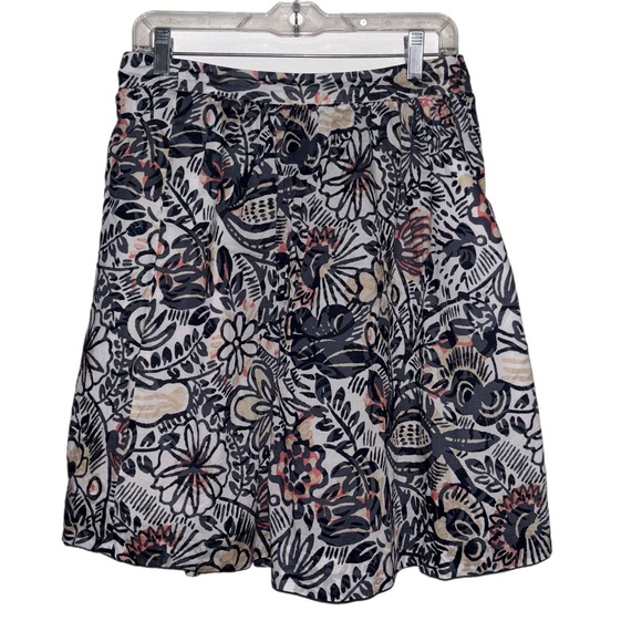 LOFT Outlet Floral Midi Skirt 8P - Picture 3 of 9